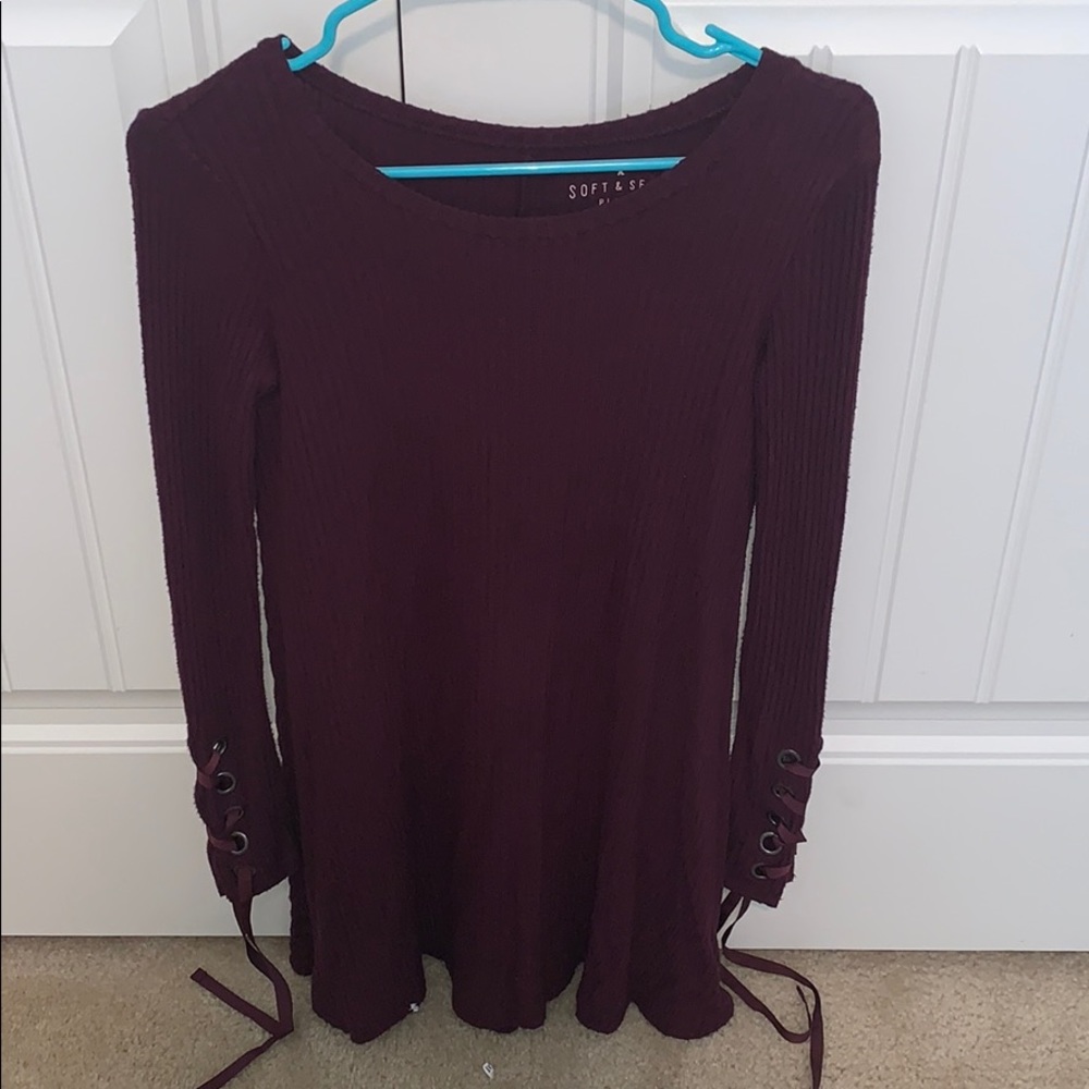 Ribbed long sleeve American eagle dress size XXS